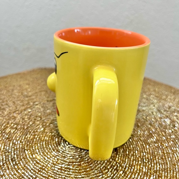 Vintage Levtov Face Mug Yellow Rare Viva La Mamma - Picture 6 of 8